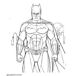 ぬりえページ: バットマン (スーパーヒーローとスーパーヴィラン) #76835 - 無料の印刷可能なぬりえページ