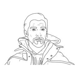 ぬりえページ: ドクター・ストレンジ (スーパーヒーローとスーパーヴィラン) #211445 - 無料の印刷可能なぬりえページ