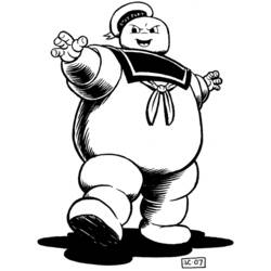 ぬりえページ: Ghostbusters (スーパーヒーローとスーパーヴィラン) #134014 - 無料の印刷可能なぬりえページ