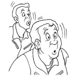 ぬりえページ: Ghostbusters (スーパーヒーローとスーパーヴィラン) #134054 - 無料の印刷可能なぬりえページ