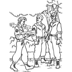 ぬりえページ: Ghostbusters (スーパーヒーローとスーパーヴィラン) #134063 - 無料の印刷可能なぬりえページ