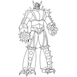 ぬりえページ: グレンダイザー (スーパーヒーローとスーパーヴィラン) #183464 - 無料の印刷可能なぬりえページ