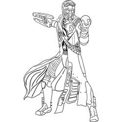 ぬりえページ: ガーディアンズ・オブ・ギャラクシー (スーパーヒーローとスーパーヴィラン) #211169 - 無料の印刷可能なぬりえページ