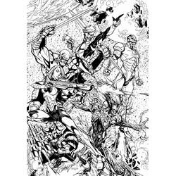 ぬりえページ: ガーディアンズ・オブ・ギャラクシー (スーパーヒーローとスーパーヴィラン) #82461 - 無料の印刷可能なぬりえページ