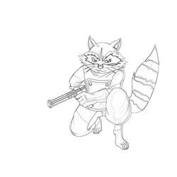 ぬりえページ: ガーディアンズ・オブ・ギャラクシー (スーパーヒーローとスーパーヴィラン) #82638 - 無料の印刷可能なぬりえページ