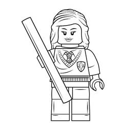 ぬりえページ: ハーマイオニー・グレンジャー (スーパーヒーローとスーパーヴィラン) #188727 - 無料の印刷可能なぬりえページ