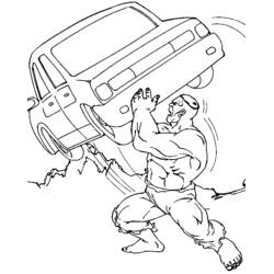 ぬりえページ: ハルク (スーパーヒーローとスーパーヴィラン) #79035 - 無料の印刷可能なぬりえページ