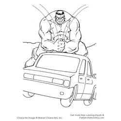 ぬりえページ: ハルク (スーパーヒーローとスーパーヴィラン) #79063 - 無料の印刷可能なぬりえページ