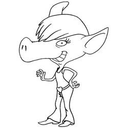 ぬりえページ: MiniAvengers (スーパーヒーローとスーパーヴィラン) #194881 - 無料の印刷可能なぬりえページ