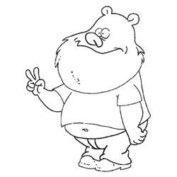 ぬりえページ: MiniAvengers (スーパーヒーローとスーパーヴィラン) #45823 - 無料の印刷可能なぬりえページ