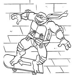 ぬりえページ: Ninja Turtles (スーパーヒーローとスーパーヴィラン) #75380 - 無料の印刷可能なぬりえページ
