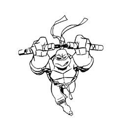 ぬりえページ: Ninja Turtles (スーパーヒーローとスーパーヴィラン) #75525 - 無料の印刷可能なぬりえページ