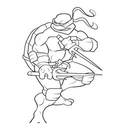 ぬりえページ: Ninja Turtles (スーパーヒーローとスーパーヴィラン) #75603 - 無料の印刷可能なぬりえページ