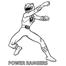 ぬりえページ: パワーレンジャー (スーパーヒーローとスーパーヴィラン) #49962 - 無料の印刷可能なぬりえページ