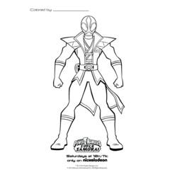 ぬりえページ: パワーレンジャー (スーパーヒーローとスーパーヴィラン) #49989 - 無料の印刷可能なぬりえページ