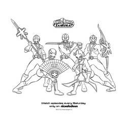 ぬりえページ: パワーレンジャー (スーパーヒーローとスーパーヴィラン) #50040 - 無料の印刷可能なぬりえページ