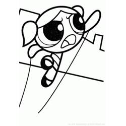 ぬりえページ: パワーパフガールズ (スーパーヒーローとスーパーヴィラン) #39407 - 無料の印刷可能なぬりえページ