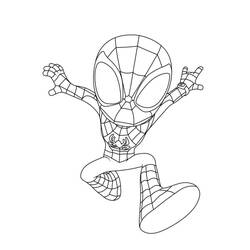 ぬりえページ: SpideyとHis Amazing Friends (スーパーヒーローとスーパーヴィラン) #211267 - 無料の印刷可能なぬりえページ