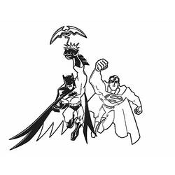 ぬりえページ: スーパーマン (スーパーヒーローとスーパーヴィラン) #83631 - 無料の印刷可能なぬりえページ