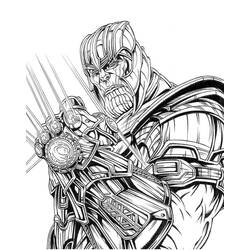 ぬりえページ: サノス (スーパーヒーローとスーパーヴィラン) #206564 - 無料の印刷可能なぬりえページ