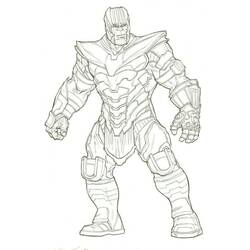 ぬりえページ: サノス (スーパーヒーローとスーパーヴィラン) #206596 - 無料の印刷可能なぬりえページ