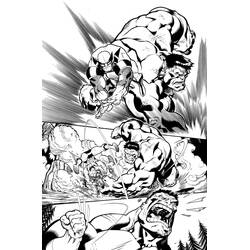 ぬりえページ: ウルヴァリン (スーパーヒーローとスーパーヴィラン) #74916 - 無料の印刷可能なぬりえページ