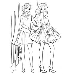 ぬりえページ: バービー (おもちゃとゲーム) #27481 - 無料の印刷可能なぬりえページ