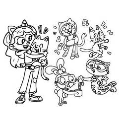 ぬりえページ: ガビーのドールハウス (おもちゃとゲーム) #181024 - 無料の印刷可能なぬりえページ