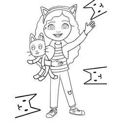 ぬりえページ: ガビーのドールハウス (おもちゃとゲーム) #181036 - 無料の印刷可能なぬりえページ