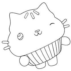 ぬりえページ: ガビーのドールハウス (おもちゃとゲーム) #181038 - 無料の印刷可能なぬりえページ