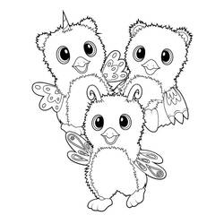 ぬりえページ: ハッチマルズ (おもちゃとゲーム) #196739 - 無料の印刷可能なぬりえページ