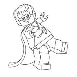 ぬりえページ: Lego Harry Potter (おもちゃとゲーム) #200389 - 無料の印刷可能なぬりえページ