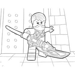 ぬりえページ: LEGO Ninjago (おもちゃとゲーム) #171099 - 無料の印刷可能なぬりえページ