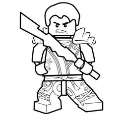 ぬりえページ: LEGO Ninjago (おもちゃとゲーム) #214816 - 無料の印刷可能なぬりえページ