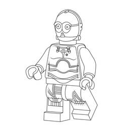 ぬりえ: LEGO Star Wars - 無料の印刷可能なぬりえページ