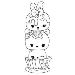 ぬりえ: Num Noms - 無料の印刷可能なぬりえページ