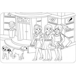 ぬりえページ: Playmobil (おもちゃとゲーム) #195473 - 無料の印刷可能なぬりえページ