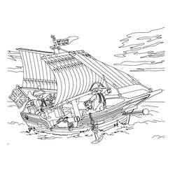 ぬりえページ: Playmobil (おもちゃとゲーム) #195490 - 無料の印刷可能なぬりえページ