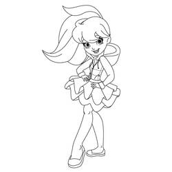 ぬりえページ: Polly Pocket (おもちゃとゲーム) #201935 - 無料の印刷可能なぬりえページ