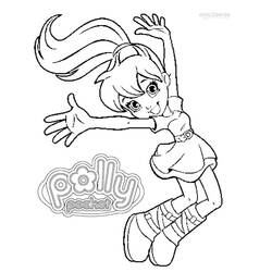 ぬりえページ: Polly Pocket (おもちゃとゲーム) #201962 - 無料の印刷可能なぬりえページ