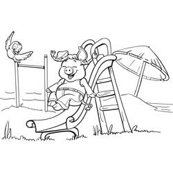 ぬりえページ: 滑り台 (おもちゃとゲーム) #218605 - 無料の印刷可能なぬりえページ