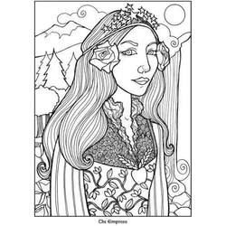 ぬりえページ: タロットカード (おもちゃとゲーム) #219867 - 無料の印刷可能なぬりえページ