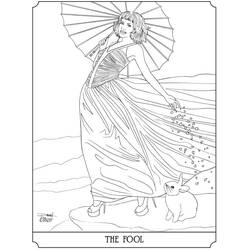 ぬりえページ: タロットカード (おもちゃとゲーム) #219868 - 無料の印刷可能なぬりえページ