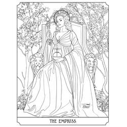 ぬりえページ: タロットカード (おもちゃとゲーム) #219869 - 無料の印刷可能なぬりえページ