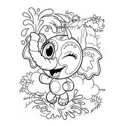 ぬりえページ: Zoobles (おもちゃとゲーム) #203677 - 無料の印刷可能なぬりえページ