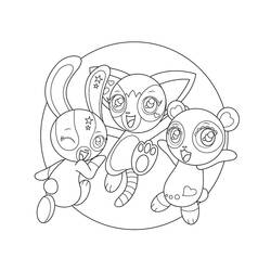 ぬりえページ: Zoobles (おもちゃとゲーム) #203692 - 無料の印刷可能なぬりえページ