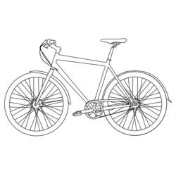 ぬりえページ: 自転車 (交通) #136939 - 無料の印刷可能なぬりえページ