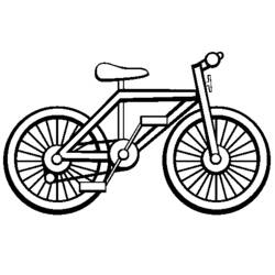 ぬりえページ: 自転車 (交通) #136951 - 無料の印刷可能なぬりえページ