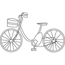 ぬりえページ: 自転車 (交通) #136954 - 無料の印刷可能なぬりえページ