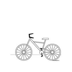 ぬりえページ: 自転車 (交通) #136956 - 無料の印刷可能なぬりえページ